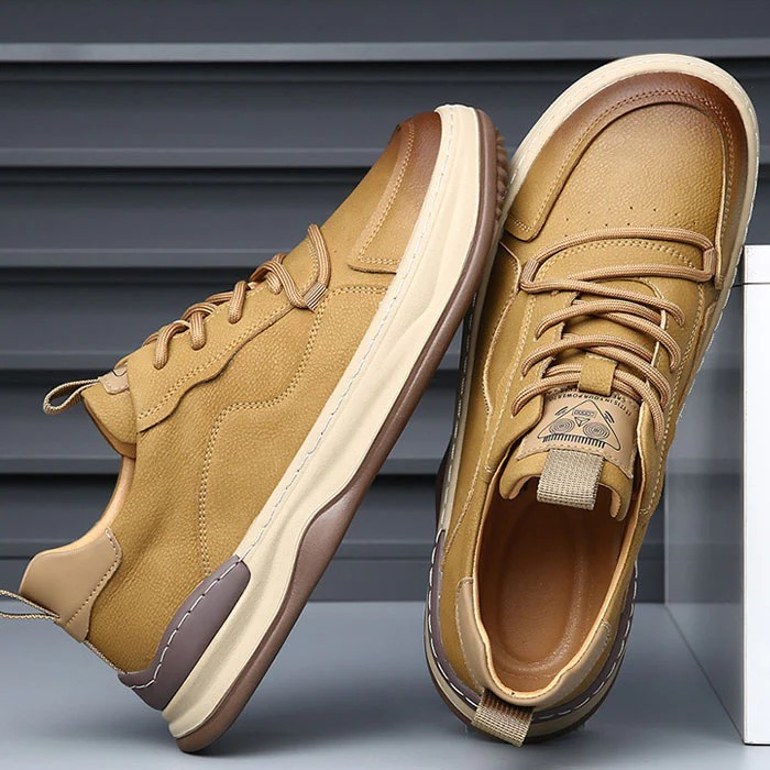 Dawson Rayl Leather Sneakers
