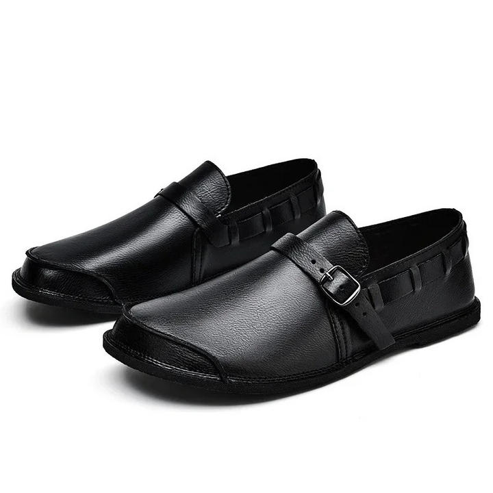 Ventino Buckled Italian Loafers