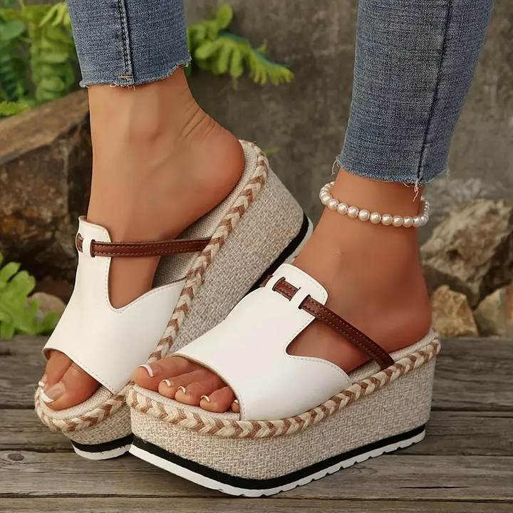 Elvina Woven Slides