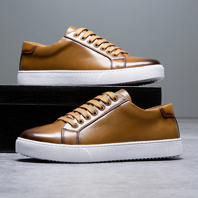 Luciano Ray Leather Sneakers