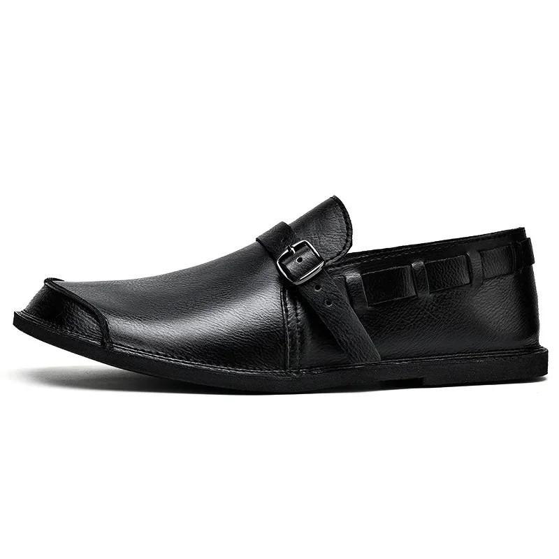 Ventino Buckled Italian Loafers