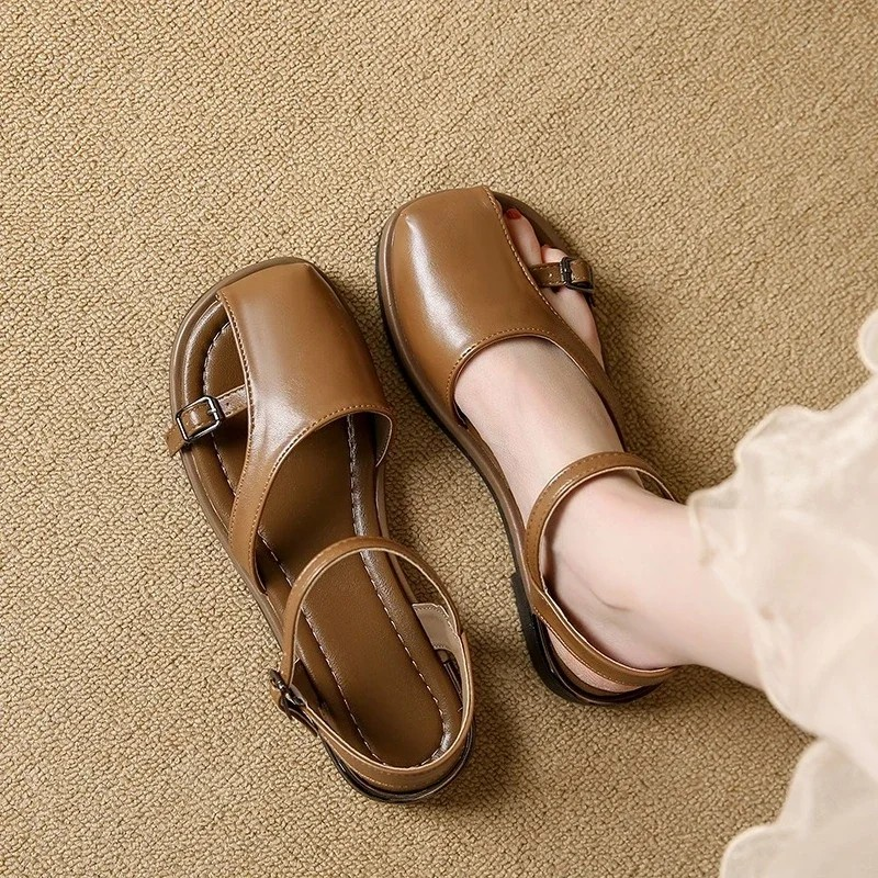 Lucia Italian Leather Slides