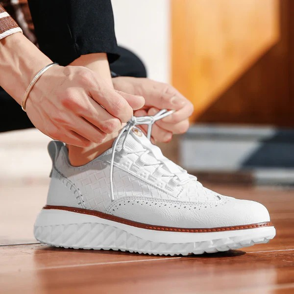 Ventino Italian Leather Sneakers