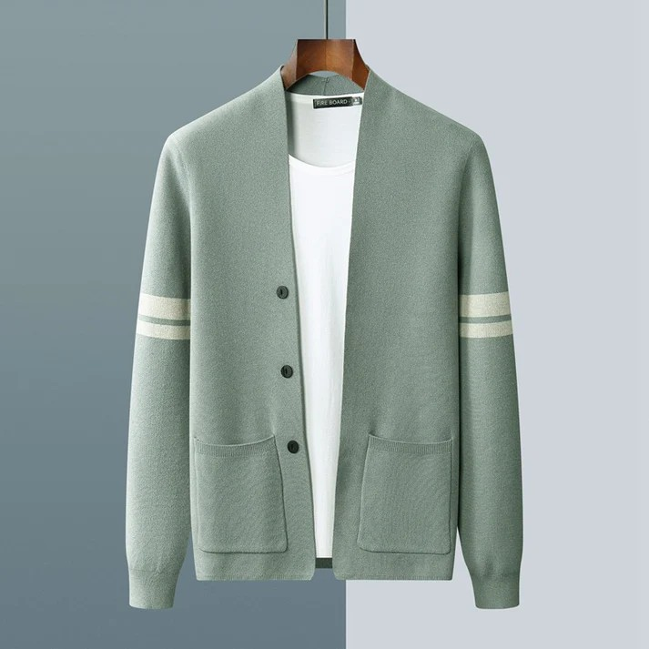 Finley Stone Wool Cardigan