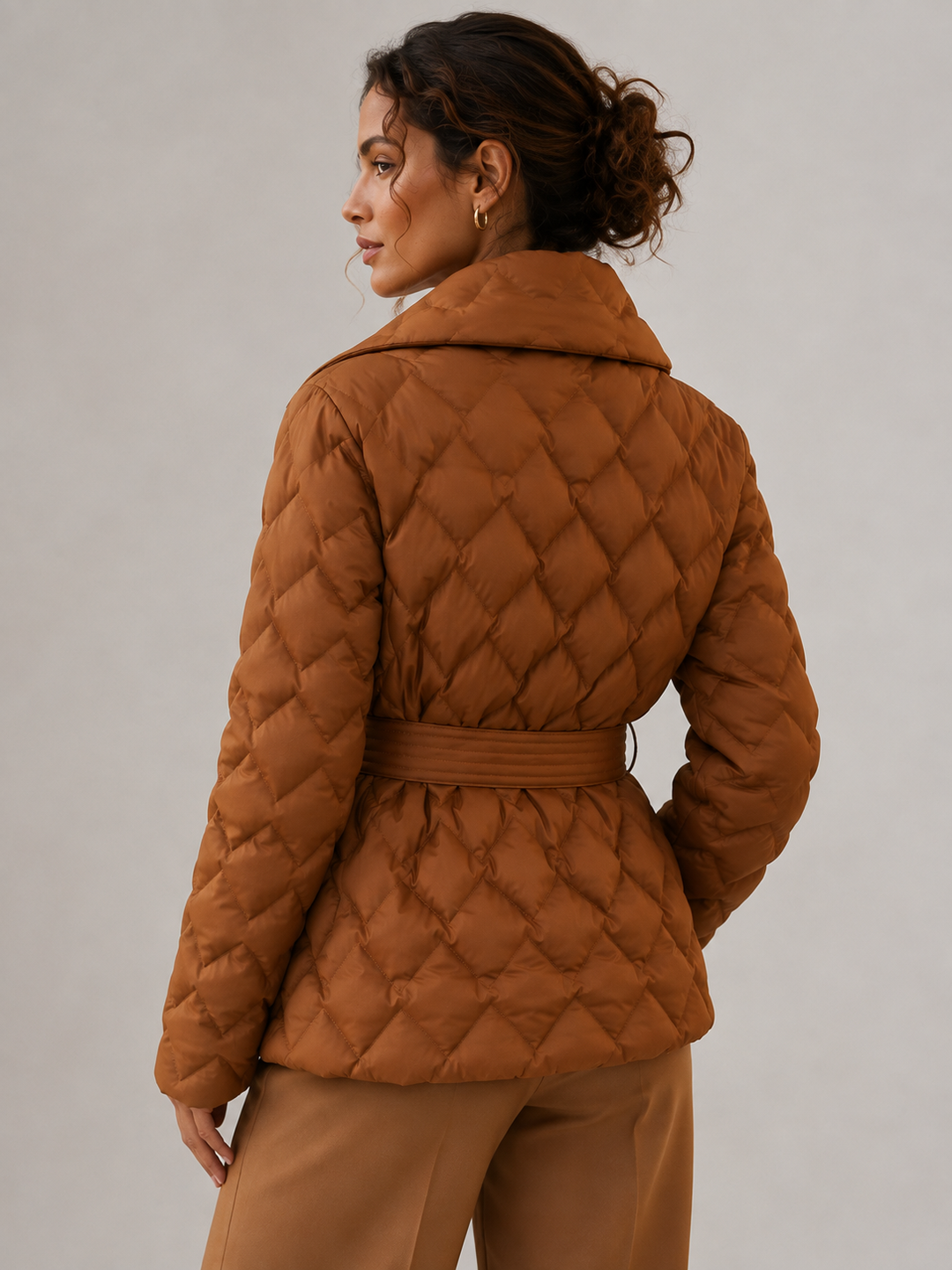 NORA Quilted Belted Jacket