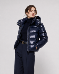 SEVENA Women's Lightweight Hooded Puffer Jacket