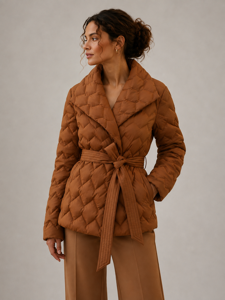 NORA Quilted Belted Jacket
