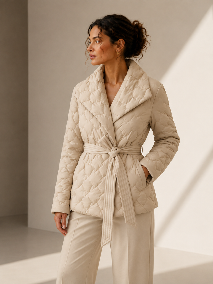 NORA Quilted Belted Jacket