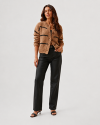 WILLA Button-Front Cardigan, 100% Acrylic – Women's