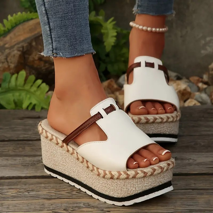 Elvina Woven Slides