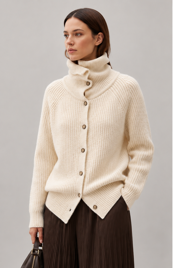 MARIAH Women's Turtleneck Knit Sweater