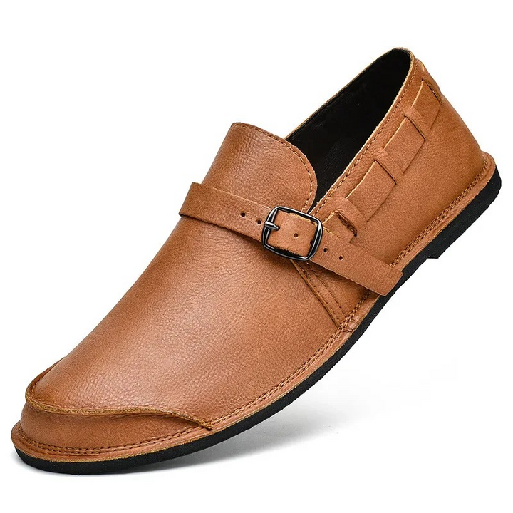 Ventino Buckled Italian Loafers
