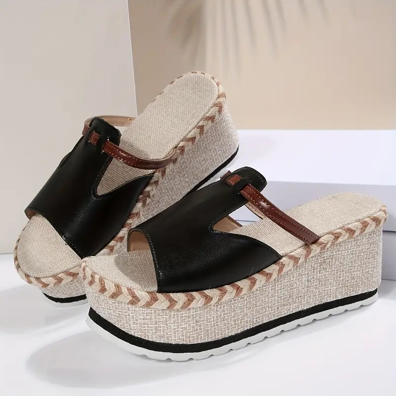 Elvina Woven Slides
