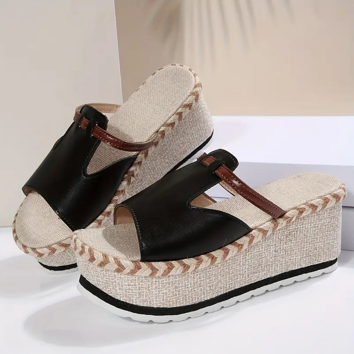 Elvina Woven Slides