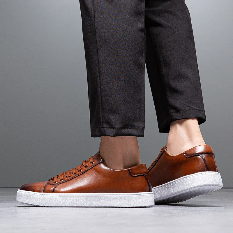 Luciano Ray Leather Sneakers