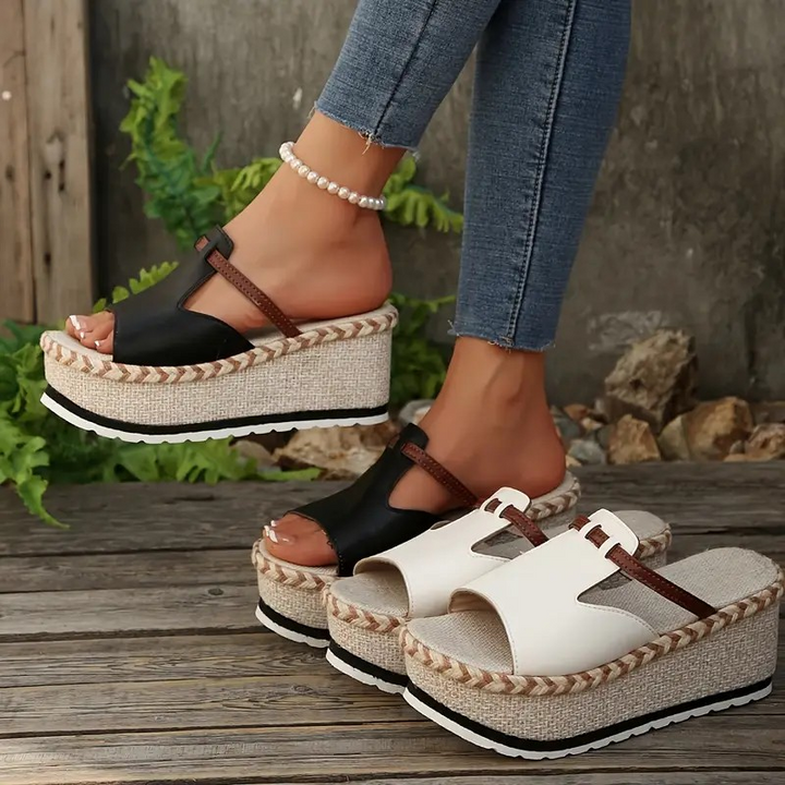 Elvina Woven Slides