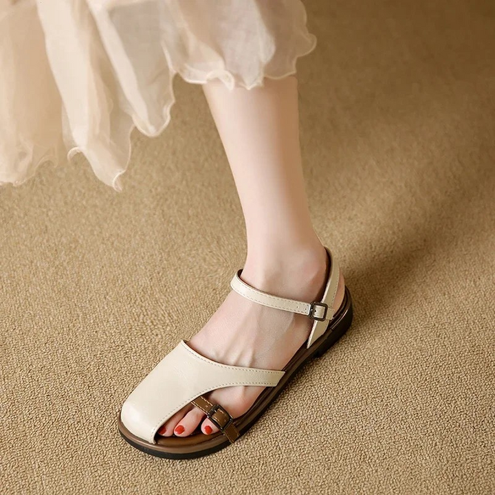Lucia Italian Leather Slides