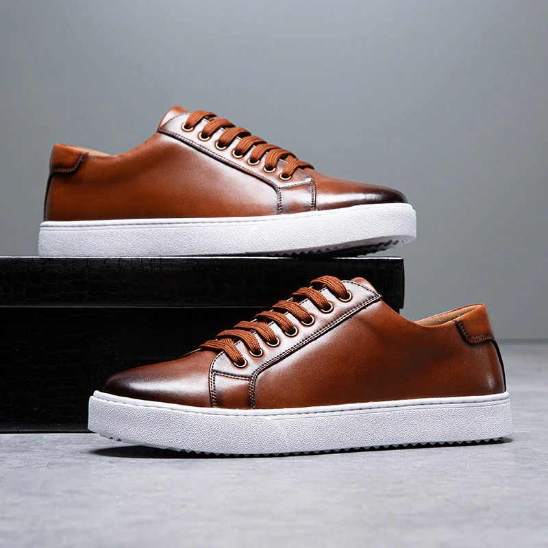 Luciano Ray Leather Sneakers