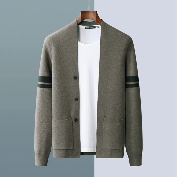 Finley Stone Wool Cardigan