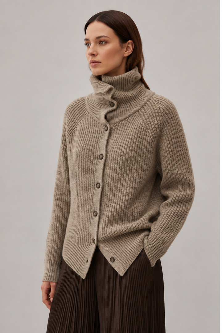 MARIAH Women's Turtleneck Knit Sweater