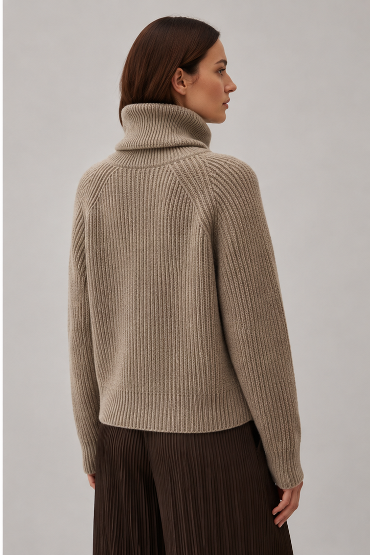 MARIAH Women's Turtleneck Knit Sweater