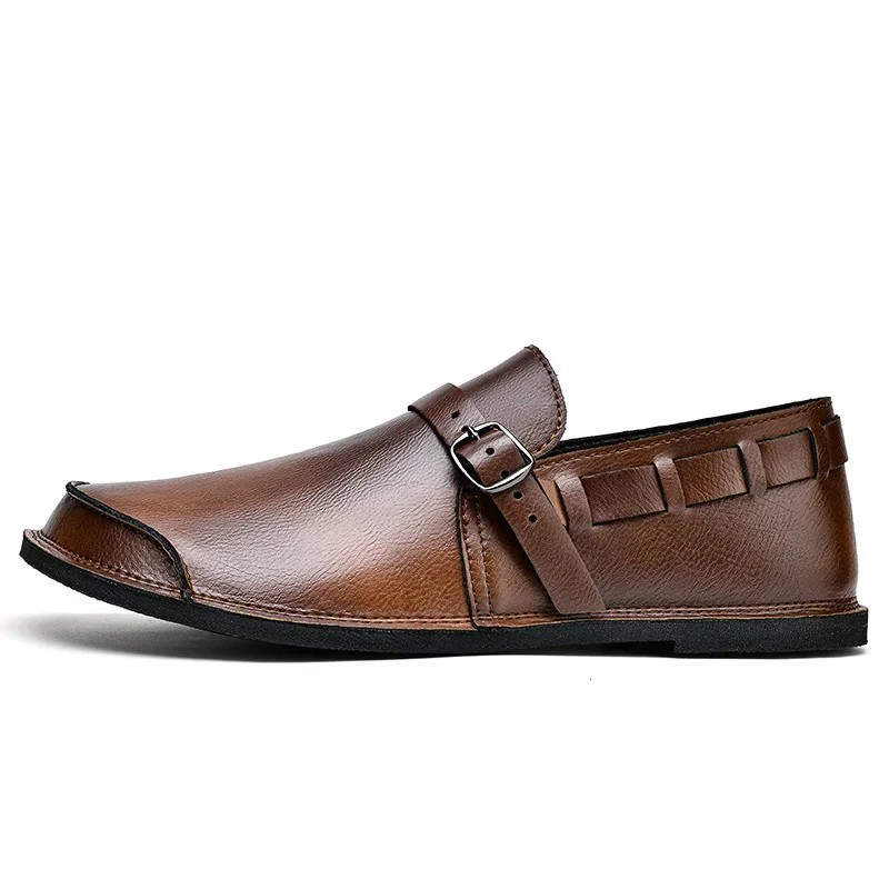 Ventino Buckled Italian Loafers