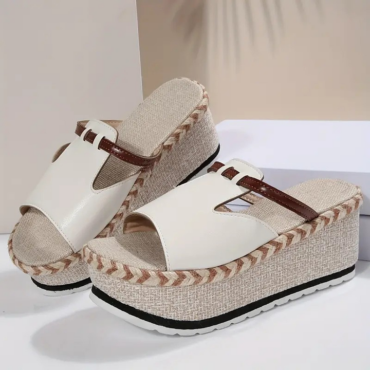 Elvina Woven Slides