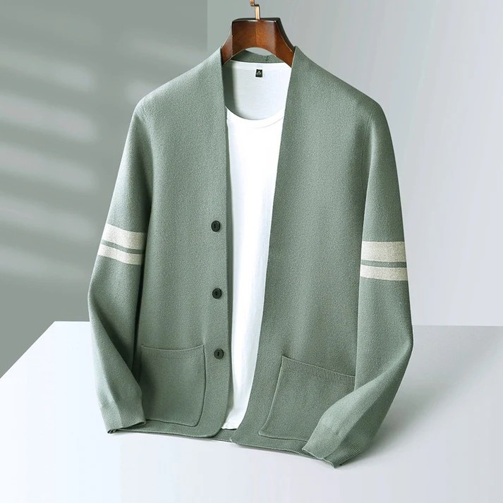 Finley Stone Wool Cardigan
