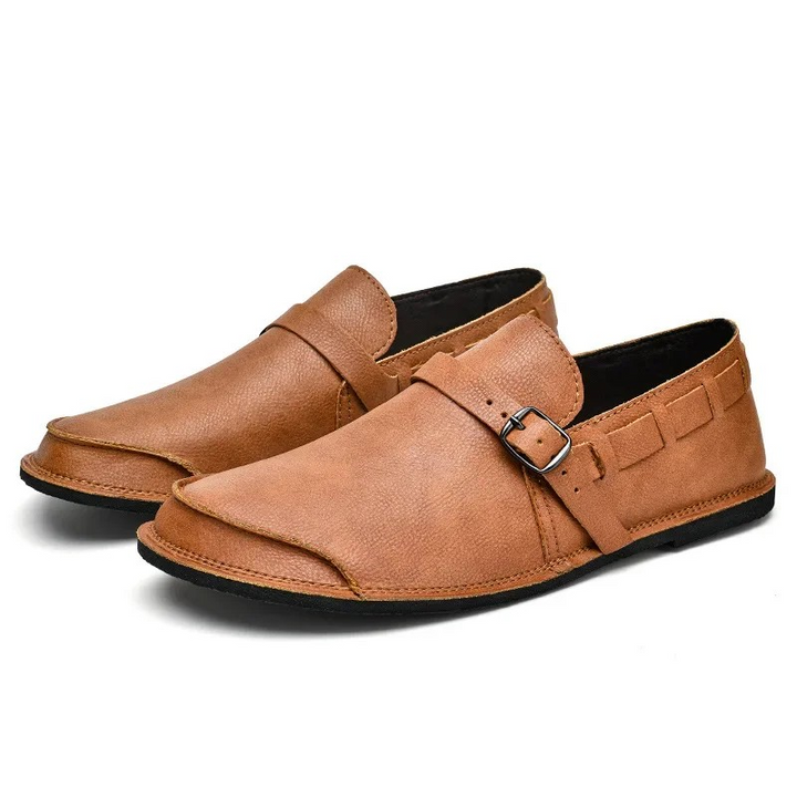Ventino Buckled Italian Loafers
