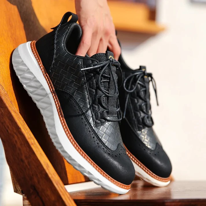 Ventino Italian Leather Sneakers