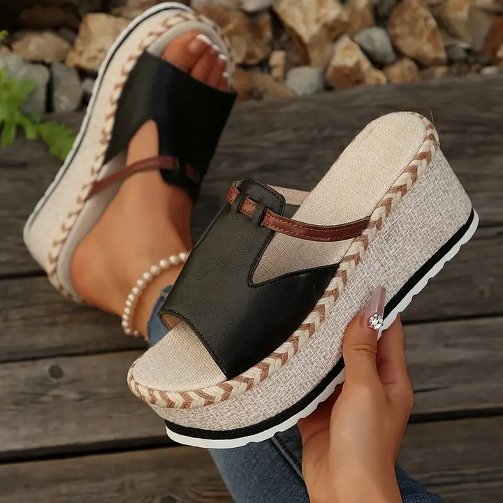 Elvina Woven Slides
