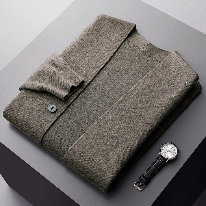 Finley Stone Wool Cardigan